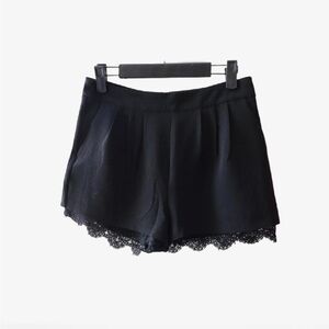 Top shop zip up shorts
